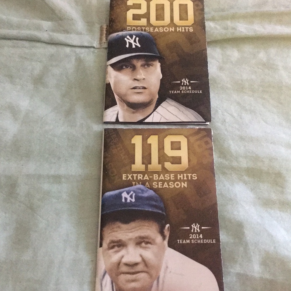 Collectibles NY Yankees pocket calendars 2008 set2